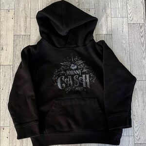 Kids Johnny Cash Black Hoodie